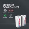 Rechargeable D Batteries for NIMH/NICD AA/AAA/C/D/9V