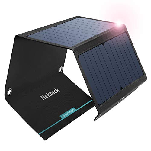 Nekteck 21W Solar Charger(5V/3A Max) with 2 USB Port
