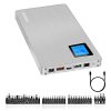 Portable Aceyoon 20,000mAh power bank with AC outlet and USB QC3.0 charging ports, ideal for laptops, smartphones, and tablets