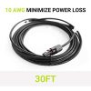 One Black Solar Extension Cable