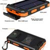 Solar Charger 20000mAh Solar Power Bank Waterproof