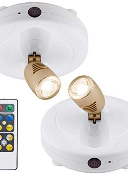 Wireless Spotlight Dimmable Uplight with Remote