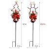 MAGGIFT 32 Inches Solar Christmas Decorations Outdoor LED