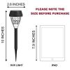 Maggift 12 Pcs Solar Pathway Lights | Warm White 12 Pack