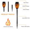 Otdair Solar Torch Lights with Flickering Flame