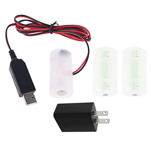 Battery Eliminator US Plug USB Power Supply