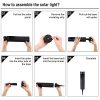 6-Pack Solar Lights for Garden Pathways - Illuminate Your Outdoor Spaces with Solar-Powered Landscape Lights