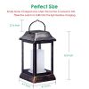 Solar Lanterns: Flickering Flames and Vintage Elegance for Outdoor Ambiance