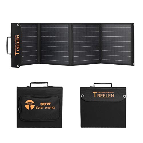60W Portable Solar Panel Charger Kit