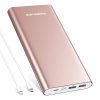 Portable 20W PD & QC 3.0 Quick Charging Power Bank – 10000mAh Slim Battery Pack for iPhone 12 and More