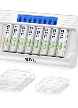 EBL 8 Bay AA AAA Rechargeable Battery Charger
