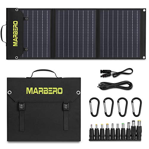 MARBERO 30W Solar Panel for Portable Power Station Generator
