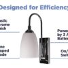 Illuminate Any Room with Battery Operated Wall Sconce - Easy Wireless Installation for Room Lighting - Elegant Chrome Finish, Soft Warm Glow
