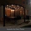 Brightech Atmosphere Professional Solar String Lights - Weatherproof Elegance for Any Occasion