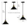 Illuminate Any Space with Ease! Battery-Operated Retro Pendant Light with Remote Control for Aisle, Bedroom, and More.