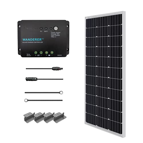 Renogy 100 Watts 12 Volts Monocrystalline Solar Starter Kit