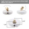 Wireless Spotlight Dimmable Uplight with Remote