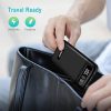 24000mAh Portable Charger with LCD Display and Flashlight – 3 Inputs & 2 Outputs Power Bank for Phones, Tablets, and Smart Devices
