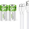 Rechargeable D Battery 1.5V 12000mWh