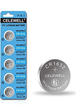 CELEWELL CR1632 Battery Lithium 3v for Garmin Vivofit