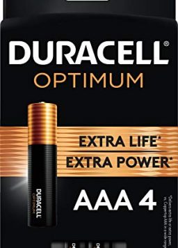 Duracell Optimum AAA Batteries | 4 Count Pack
