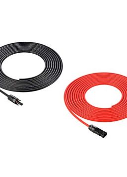 RICH SOLAR 20 Feet 10 Gauge Solar Extension Cable One Pair