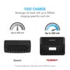 Power Up Anywhere with Tenergy TN477U 8-Bay Quick Charger and AA Rechargeable Batteries - USB Convenience at Your Fingertips