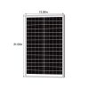 Newpowa 30W(Watt) Solar Panel Monocrystalline12V