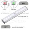 2-Pack Rechargeable Motion Sensor Cabinet Lights! USB Powered and Easy to Install, Ideal for Wardrobes, Closets, and Cabinets. Enjoy Warm White Light Where You Need It.