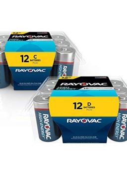 High Energy D Batteries Rayovac