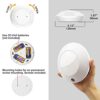 Battery Operated Wireless LED Ceiling Lights - Set of 2 for Colorful Mood Lighting in Hallways, Closets, Bedrooms, and Bathrooms