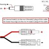 Solar Panel Connectors For MC4 to DC Extension Cable