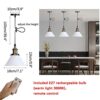Brilliantly Adjustable Battery-Operated Pendant Lights - Illuminate Every Corner with Style