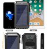 Suscell 20000mAh Solar Power Bank for Camping Outdoor