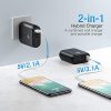 Stay Powered Anywhere with Poweradd PowerCell AC 5000 - 5000mAh Portable Charger and Dual USB Wall Charger for iPhone, iPad, Android, Samsung Galaxy, and More