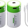 Rechargeable D Batteries 1.5V - Eco-Friendly & Cost-Effective Power for All Your Devices