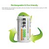 EBL Rechargeable C Batteries, 5000mAh Ni-MH High Capacity