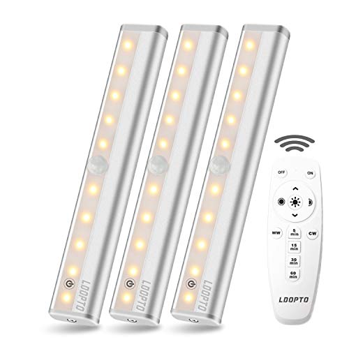 Wireless LED Under Cabinet Lighting 3 Pack with Remote