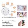 Led Remote Control Battery Run Wireless White Metal Lampshade