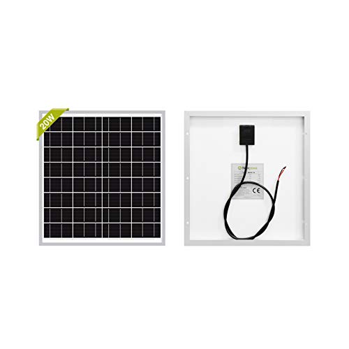 Newpowa 20W(Watt) Solar Panel Monocrystalline12V High Efficiency