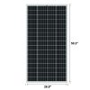 RICH SOLAR 150 Watt Monocrystalline 12V Solar Panel