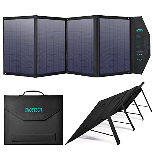 CHOETECH Portable Solar Panel, 80W Solar Charger