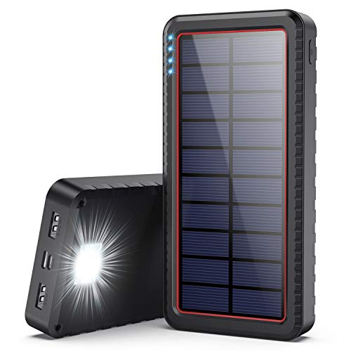 Solar Portable Charger Power Bank 26800mAh