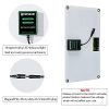 10W 12V Portable Solar Trickle Battery Maintainer with Cigarette Lighter Plug - Keep Your Vehicle Battery Charged Anywhere