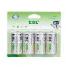 EBL Rechargeable C Batteries, 5000mAh Ni-MH High Capacity