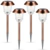Pathway Lights Solar Powered 4 Pack Landscape LED
