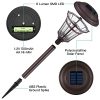 Brightown Solar Pathway Lights 6 Pack Brown