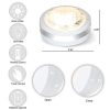 Illuminate Any Space with Puck Lights - 6 Pack Battery-Operated Lights Ideal for Cabinets, Closets, and More, Controlled by Remote, Dimmable and Timer Options