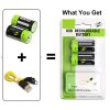 Lithium C Batteries, Micro USB Rechargeable C Cell