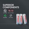 12xAA 8xAAA 4x9V High Capacity NiMH Rechargeable Battery Combo